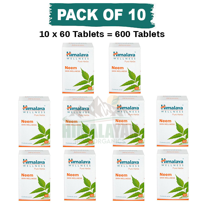 10 Bottles Set Himalaya Wellness Pure Herbs Neem Skin Wellness - Image 2