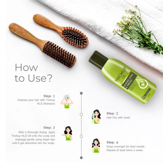 Trichup Healthy Long and Strong Hair Oil Provides Nutrients to Hair Follicles & Keeps Your Hair healthy & Shiny - Image 5