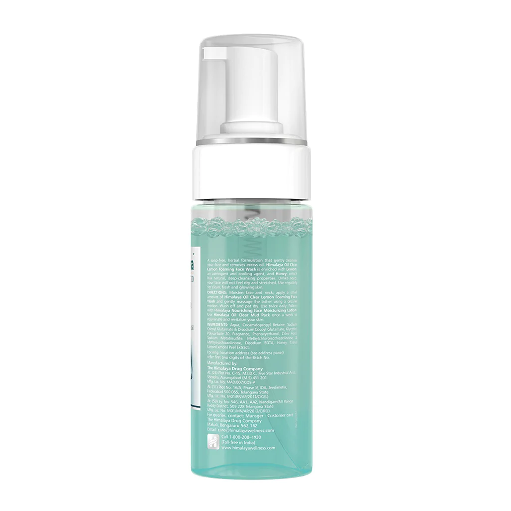 Oil Clear Lemon Foaming Face Wash - Image 4