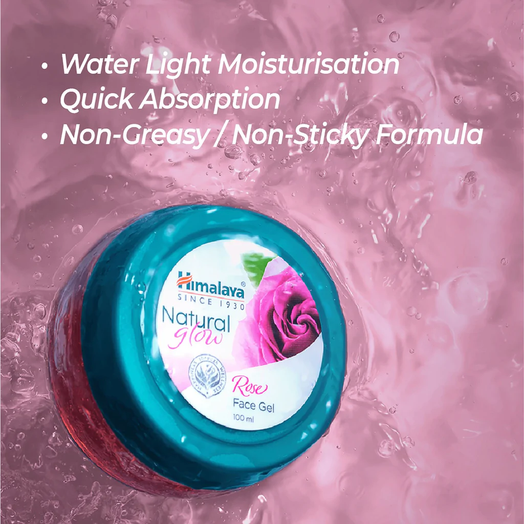 Himalaya Natural Glow Rose Face Gel - Image 4