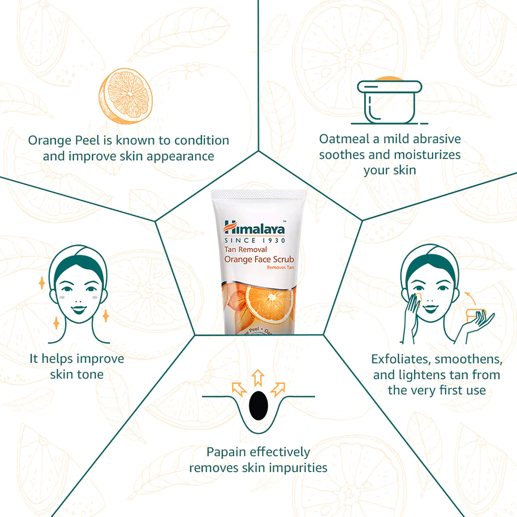 Tan Removal Orange Face Scrub - Image 4